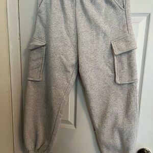 Abercrombie &Fitch Gray Cargo Pocket Sweatpants -